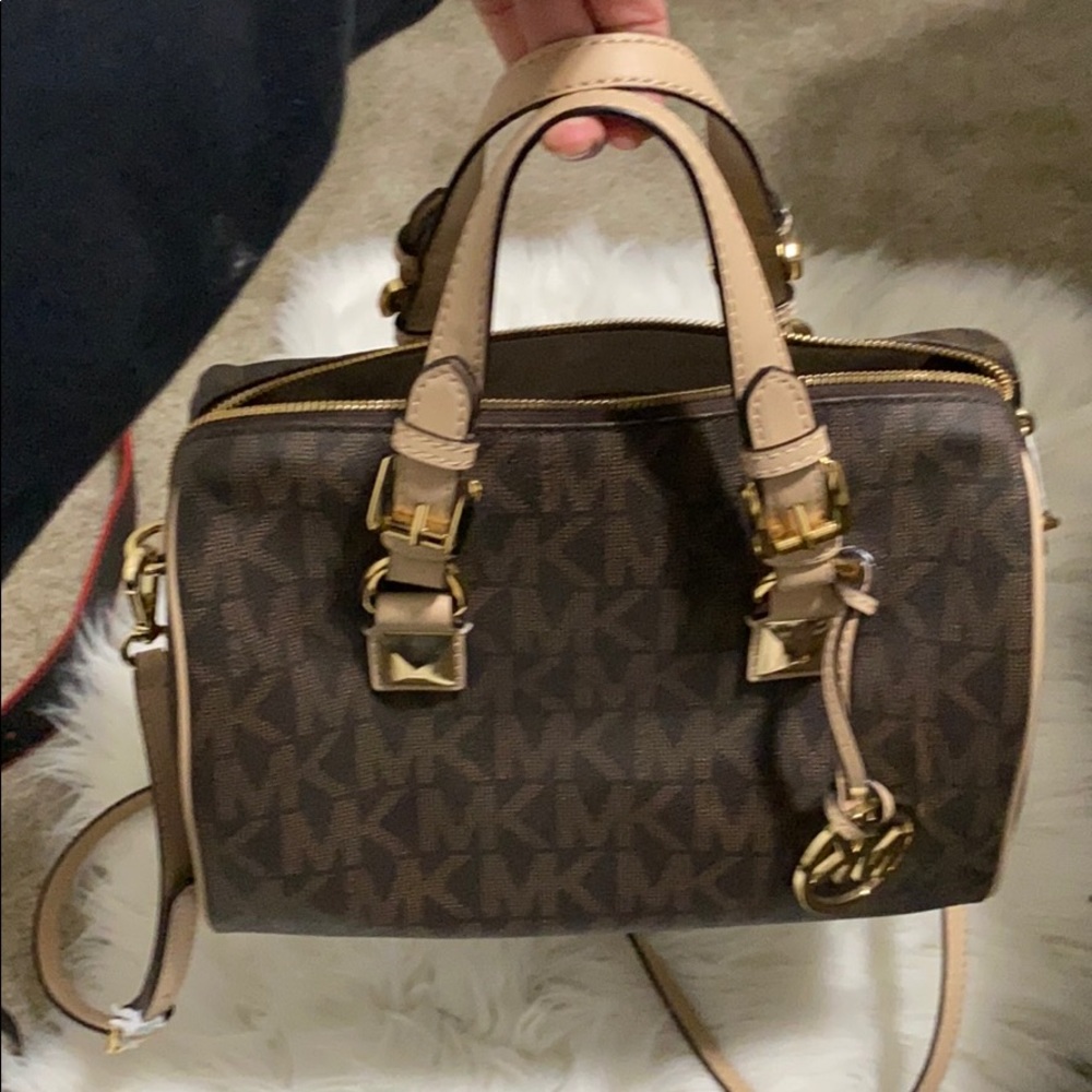 Michael Kors Grayson Monogram Satchel Bag